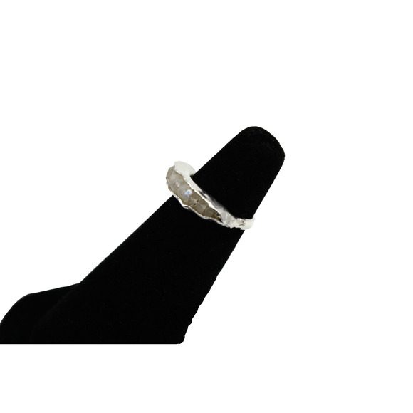 A5 Excellent MASHKA 925 Sterling Silver Pod Ring Labradorite Sz 5 $146 - Picture 1 of 4